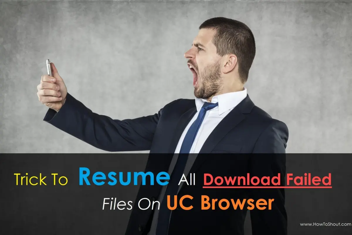 How To Resume UC Browser Expired/Failed Download Links In Android