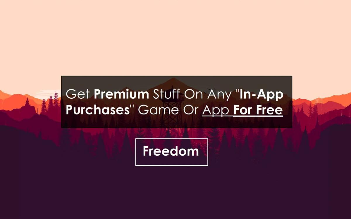 Freedom APK – Get Free Stuff On Any “In-App Purchases” Game